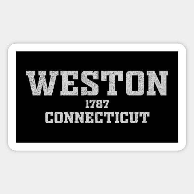 Weston Connecticut Magnet by LocationTees